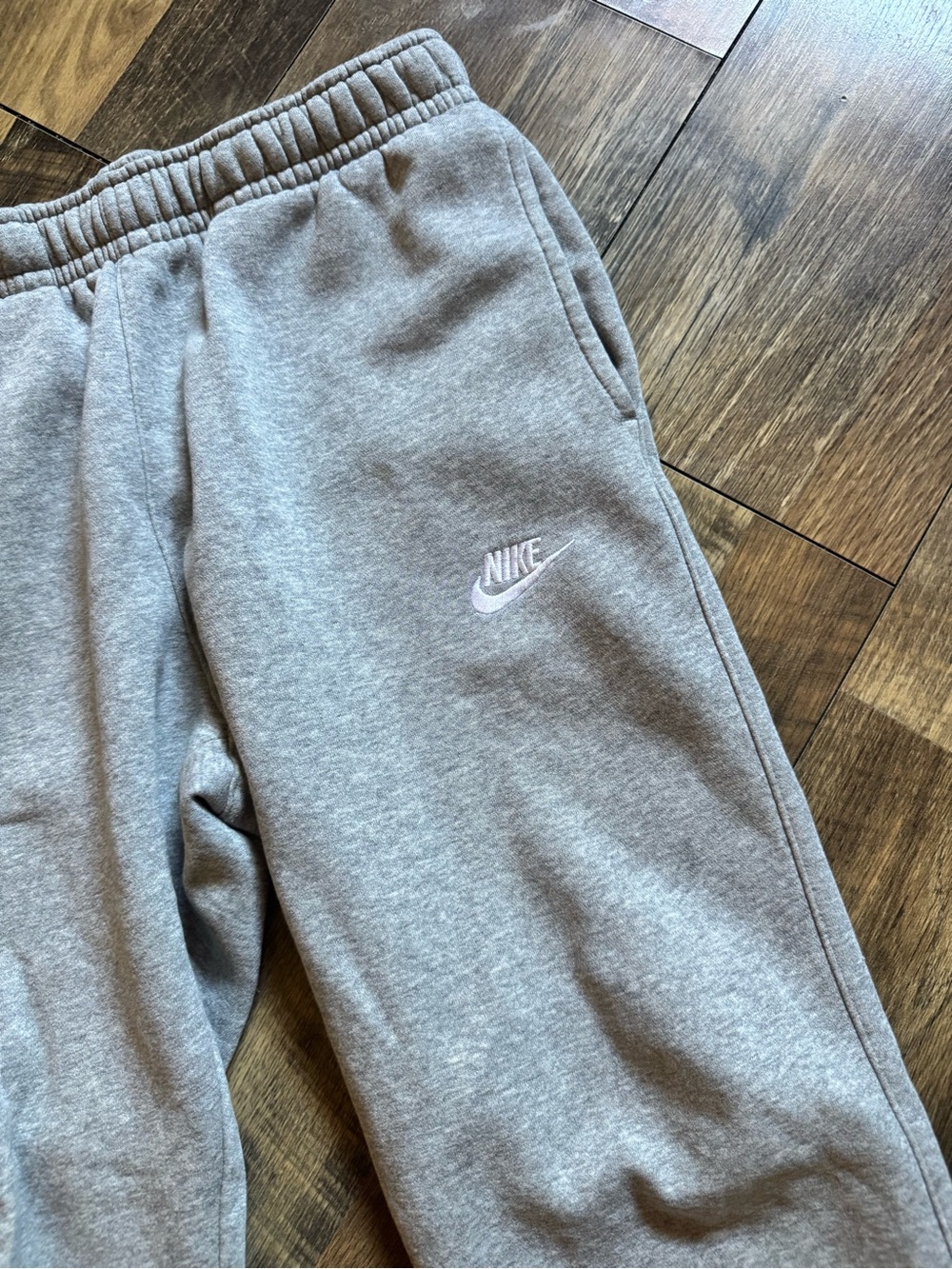 Nike Light Gray Jogger Sweatpants - Picture 2 of 7
